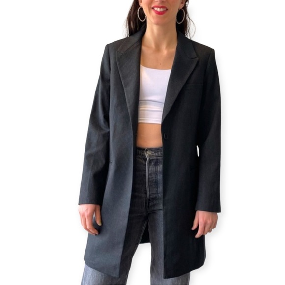 ZARA Wool-blend Frock Longline Blazer - Picture 2 of 16